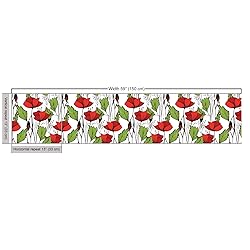 Ambesonne Floral Fabric by The Yard, Close up View