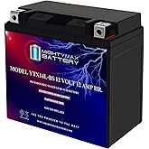 Mighty Max Battery YTX14L-BS -12 Volt 12 AH, 200 CCA, Rechargeable Maintenance Free SLA AGM Motorcycle Battery