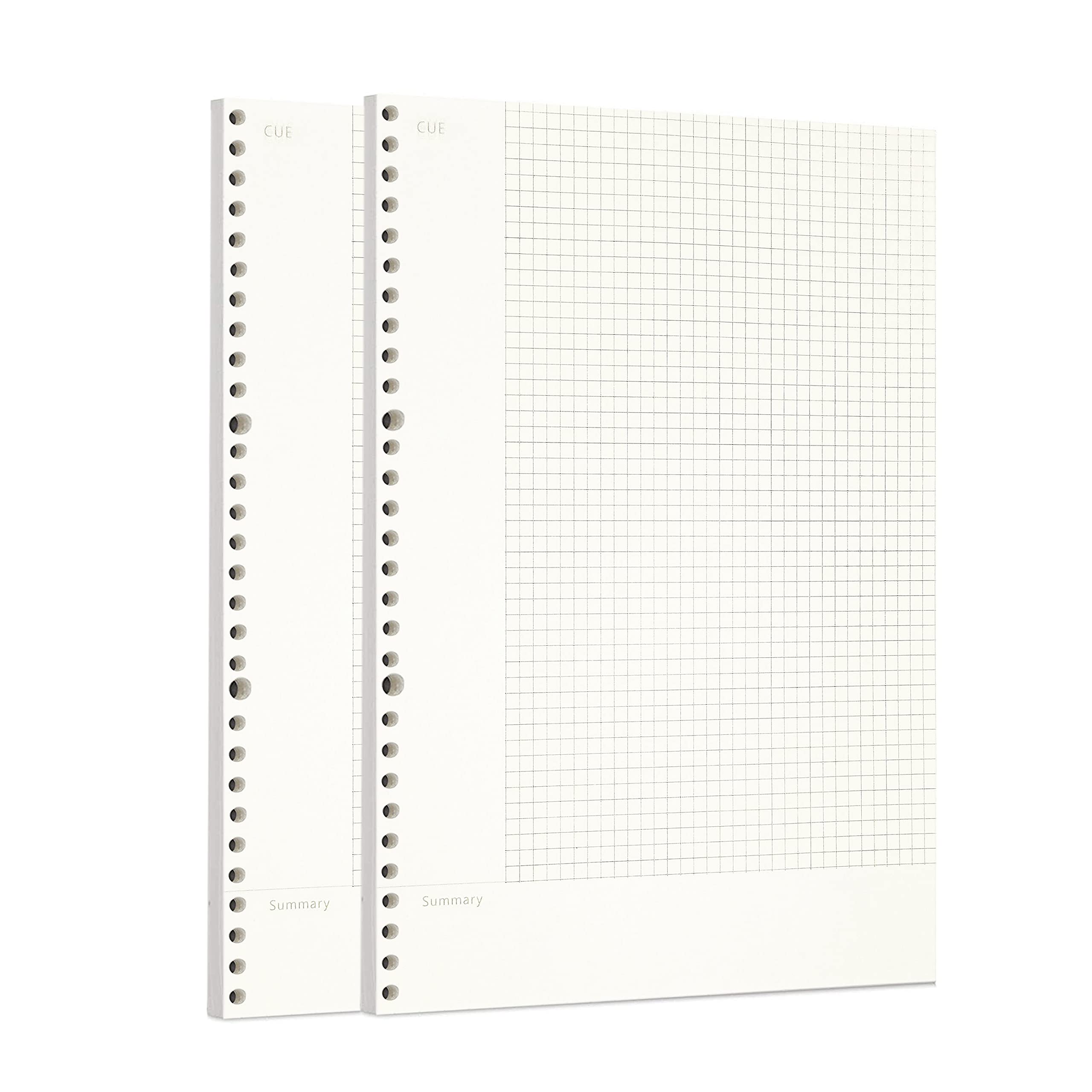 Zelten Loose Leaf Punched Paper Refills Paper for 6 Hole Binder Personal Organizer Diary Notebook Refillable Planner (Connell,A4/30 Hole)