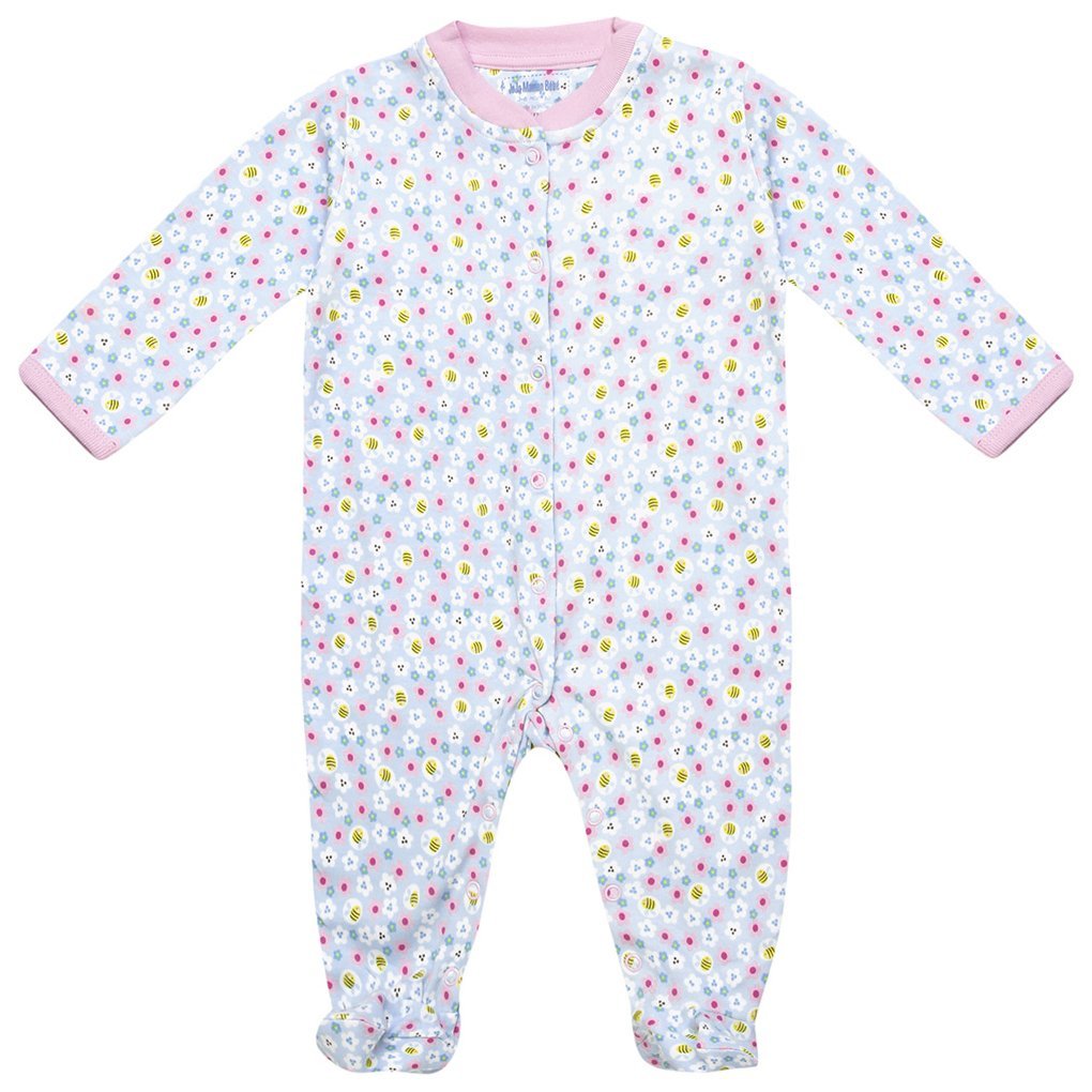 bumble bee baby sleepsuit