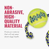 KONG Squeakair Balls Dog Toy Premium Squeak Tennis Balls 3 Pack Medium view 6