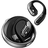 Monster AI Translation Earbuds AC330, 3-in-1 Translator Earbuds Bluetooth 5.4, Wireless Open Ear Headphones with 115 Languages Real-Time Translation, Stylish Rotating Case with Lanyard, Black