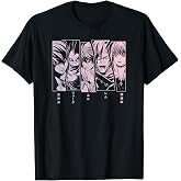Death Note 5 Panel Faces T-Shirt