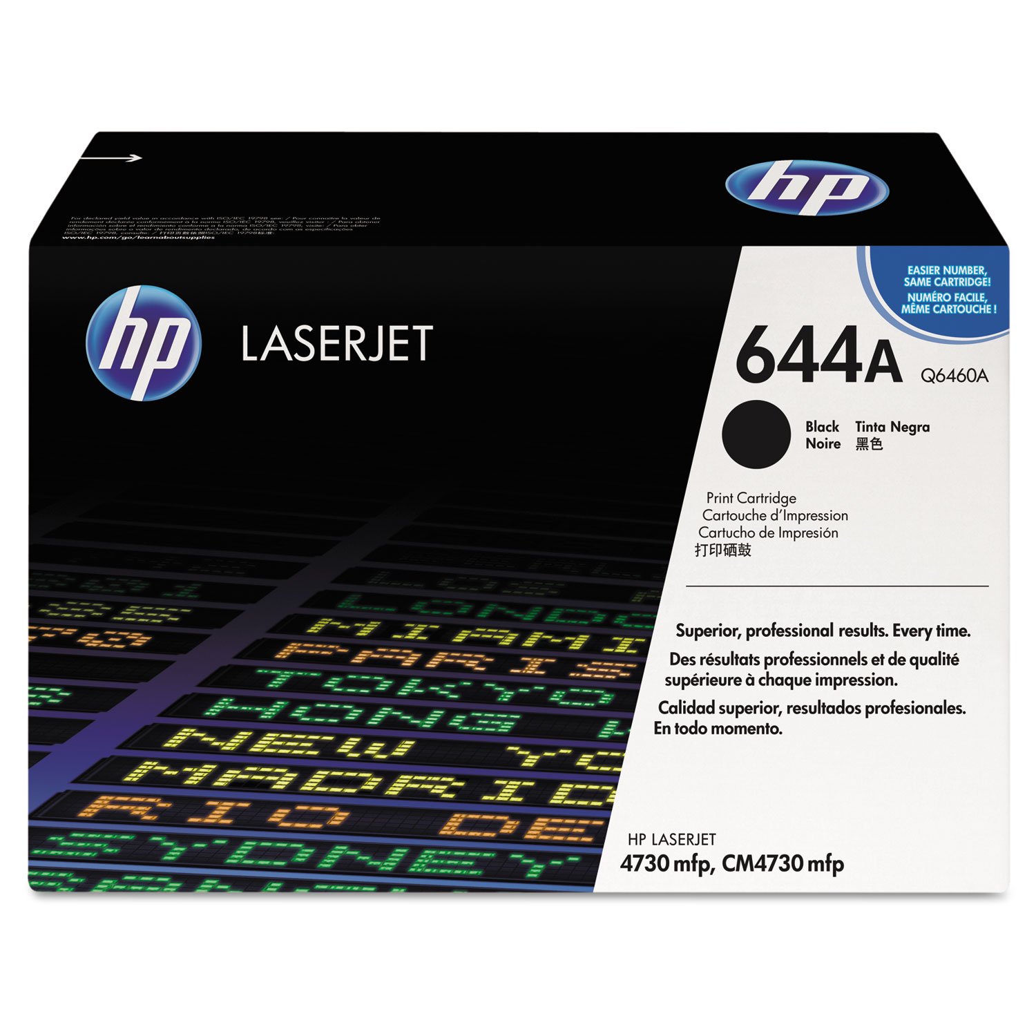 HP Q6460A 644A Original LaserJet Toner Cartridge, Black, Pack of 1