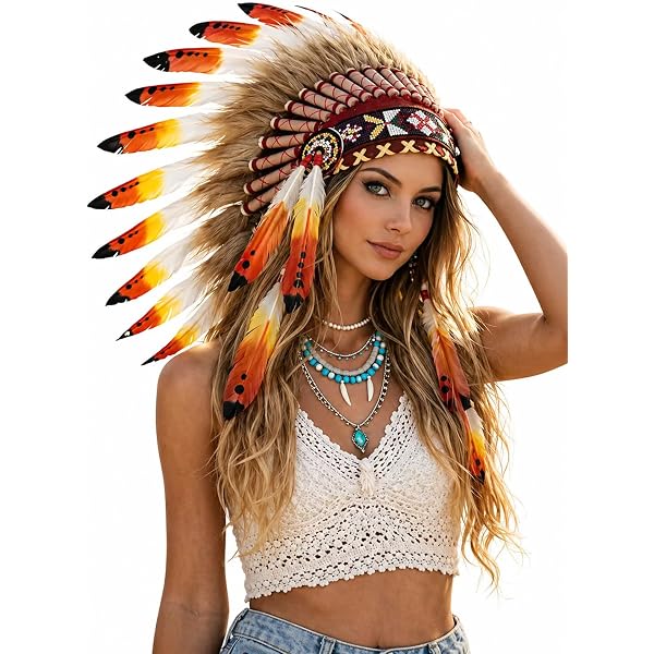 festival head dresses Peacock Halo Crown, Golden Shaman Headdress, Tribal Goddess Costume   CARBICKOVA CROWNS