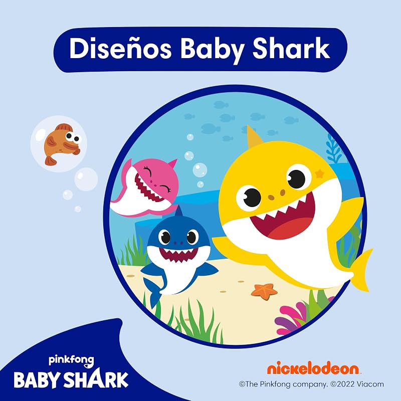 DODOT Splashers Baby Shark Tamanho 4, 88 Fraldas para Bebés Fatos de banho descartáveis, 9kg - 15kg, Proteção contra fugas de água