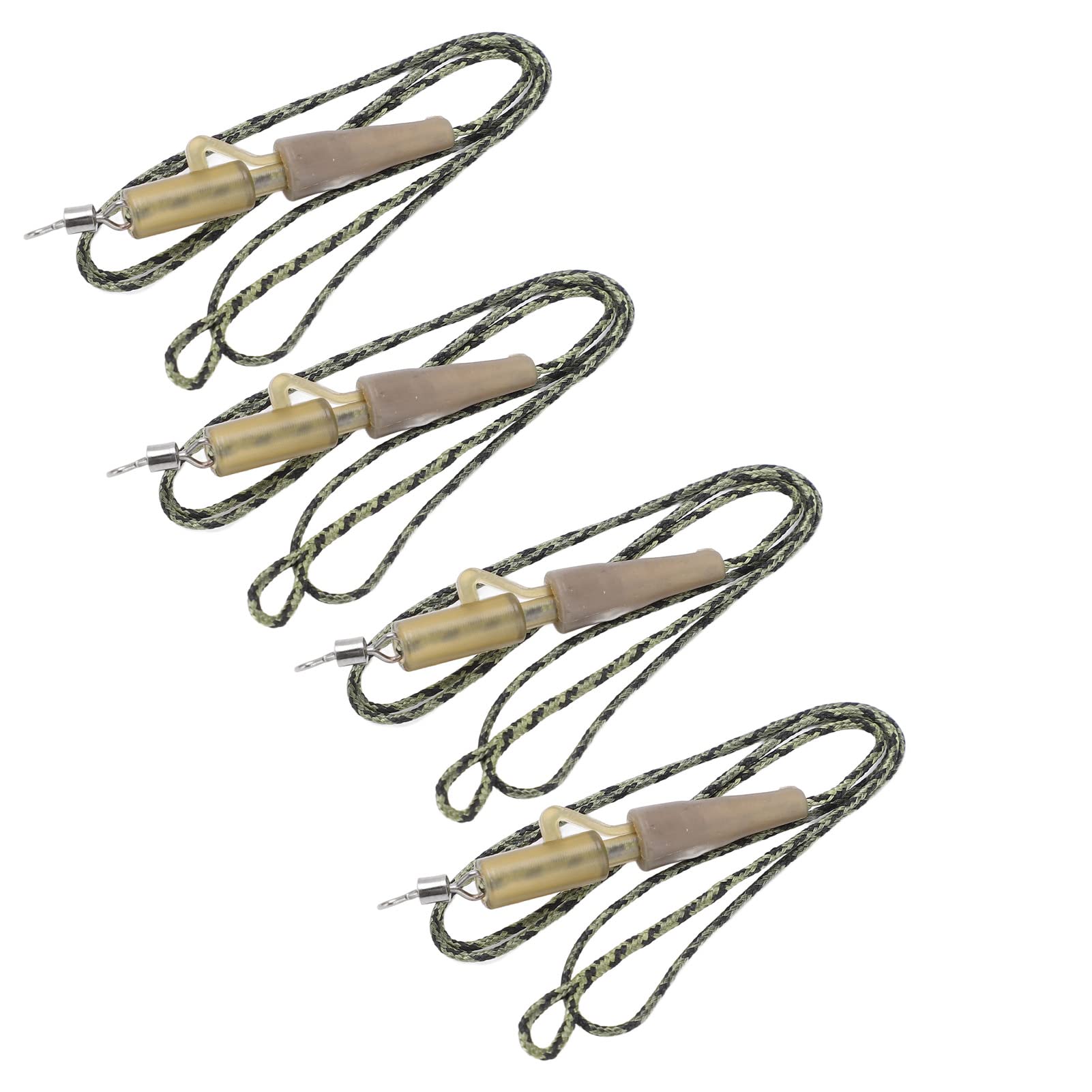 VGEBY Fishing Tackle Leader Clips Carp,Leaders Replaceable Hybrid Camo Leadcore Leaders for Fishing Carp Core Line Fishing Set(RUBBER CLIP combination) Other Fishing Tools and Accessories