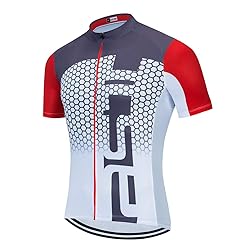 Cycling Jersey Men, Summer Short Sleeved Bike