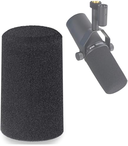 Amazon.com: Shure SM7dB Replacement Windscreen – Foam Pop Filter