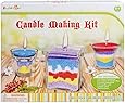 Rachels Art Candle Making Kit- Create Your Own Unique Candles with 5 Bags of Colored Wax