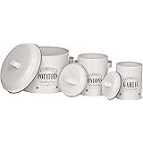 Kartoffeltopf + Zwiebel + Knoblauch 3er Set Vorratsdosen