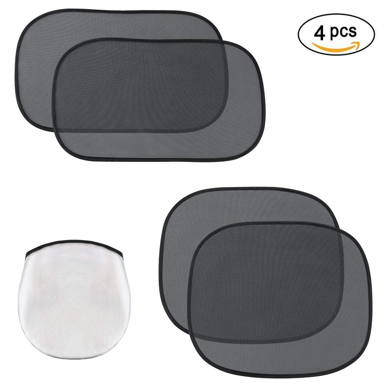 Uraqt Pare Soleil Voiture Bebe Enfant Pare Soleil Pour Vitres De Voiture Protection Uv Chaleur 2pcs Pare Soleil Autoadhesif Animaux Adhesion Sans Ventouse Auto Et Moto Sieges Auto Et Accessoires