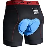 Nepest Mens Cycling Underwear 4D Padded Bike Shorts MTB Liner Mountain Bicycle Tights for Riding
