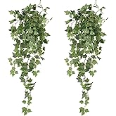 Avoik Artificial Hanging Plant, 2Pcs Faux Potato Greenery Vines Garland Hanging Plants Fake Ivy Plant Vine for Home Decor Indoor Outdoor Wall Living Office Wedding Party Garden Decorations