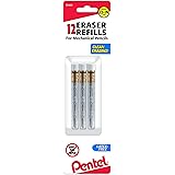 Pentel Refill Eraser for Mechanical Pencils, 3 Tubes per pack, 4 erasers per tube