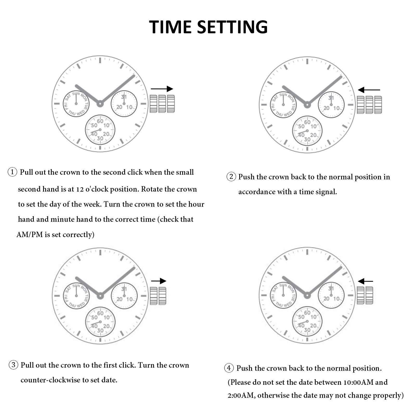 G GALLANT Mens Stainless Quartz Watch with Silicone Strap Unisex Wristwatch 40mm Casual Watch for Men Waterproof Calendar Black Stylish Couple Gift