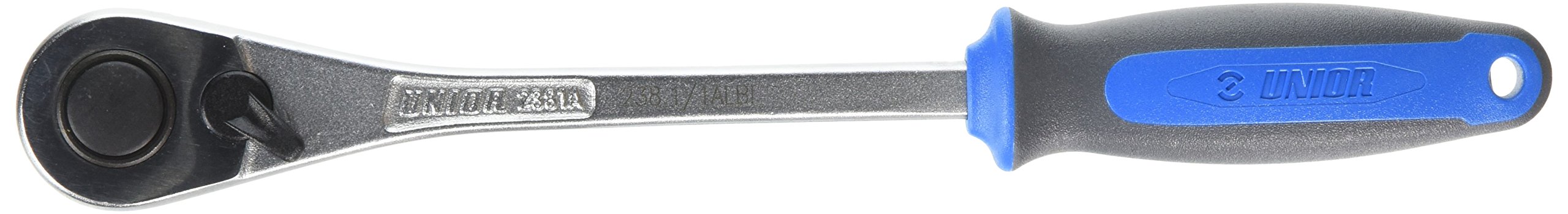 Unior Reversible Ratchet, Long Version, Lockable, 3/8 Inch, 1 Piece