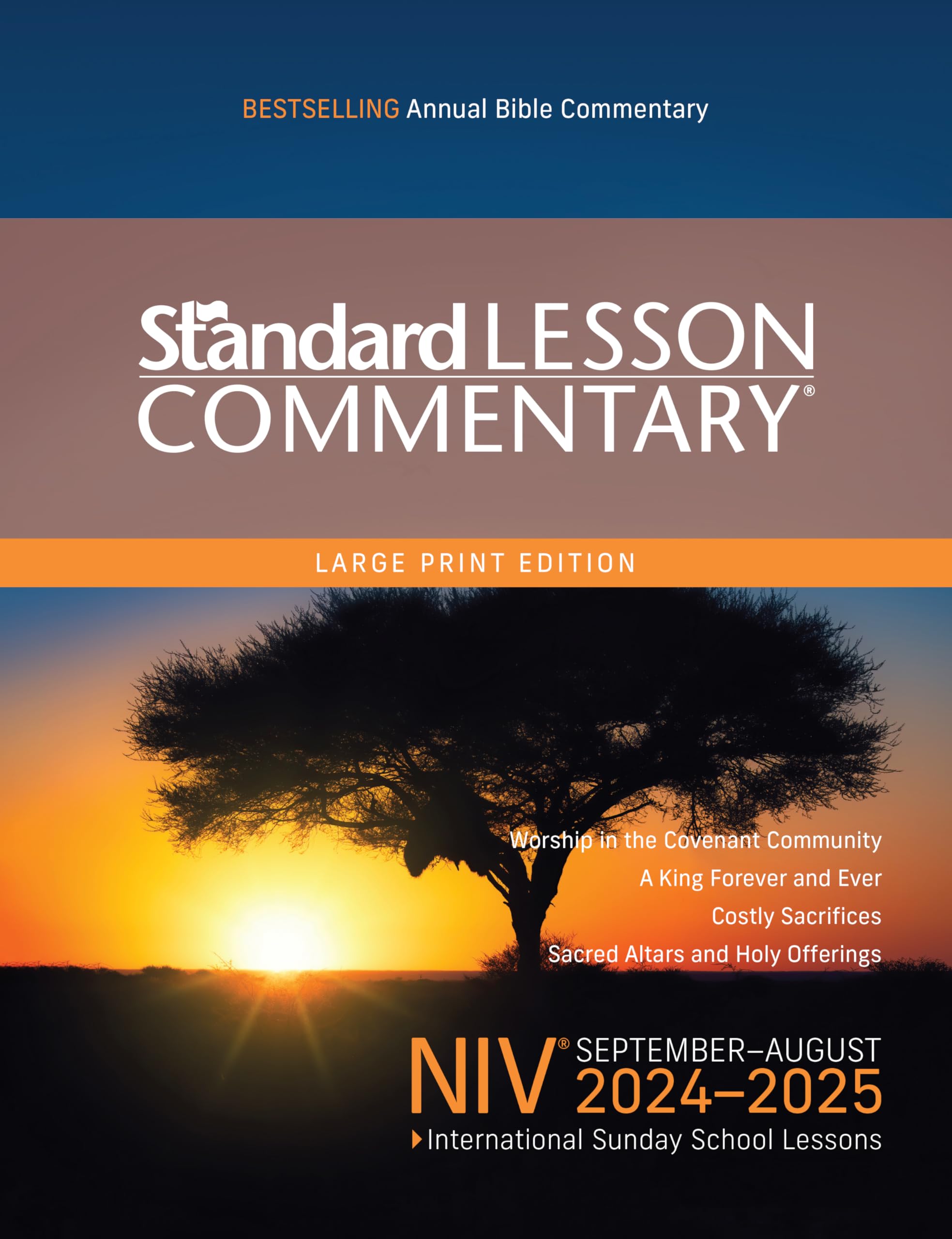Photo 1 of **** 2 pack***NIV® Standard Lesson Commentary® Large Print Edition 2024-2025 (Standard Lesson Comm)