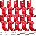 Queekay 20 Pack Fire Extinguisher Mount Universal Bracket 5 to 40 lb Fire Extinguisher Holder Wall Hook Hanger(Novelty Style)