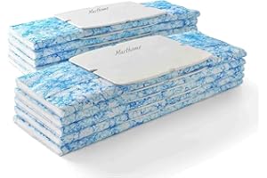 iRobot Braava Authentic Replacement Parts - Braava Jet 200 Series Wet Mopping Pads for Hardwood,Floors,Tile,Stone 10 Count (Pack of 1),Blue,White