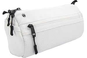 Lumiere & Co. Bike Handlebar Bag – Minimalist Design – 3 Size options, Multiple Colors – Clip Straps, Hook & Loop, Shoulder Strap