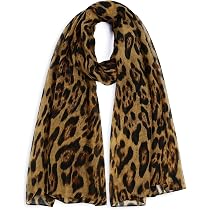 Belsen Classic Leopard Print Scarf Winter Warm Animal Soft ...
