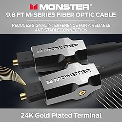 Monster M-Series 1000 Fiber Optical Audio Toslink
