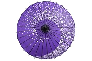 The shower of blossom purple also sum umbrella umbrella Bangasa paper thin cherry tree ogre Gintama Kagura Cosplay (japan imp