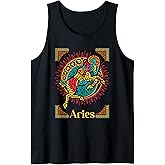Aries Zodiac Sign Astrology Shirt Aries Birthday Tank Top