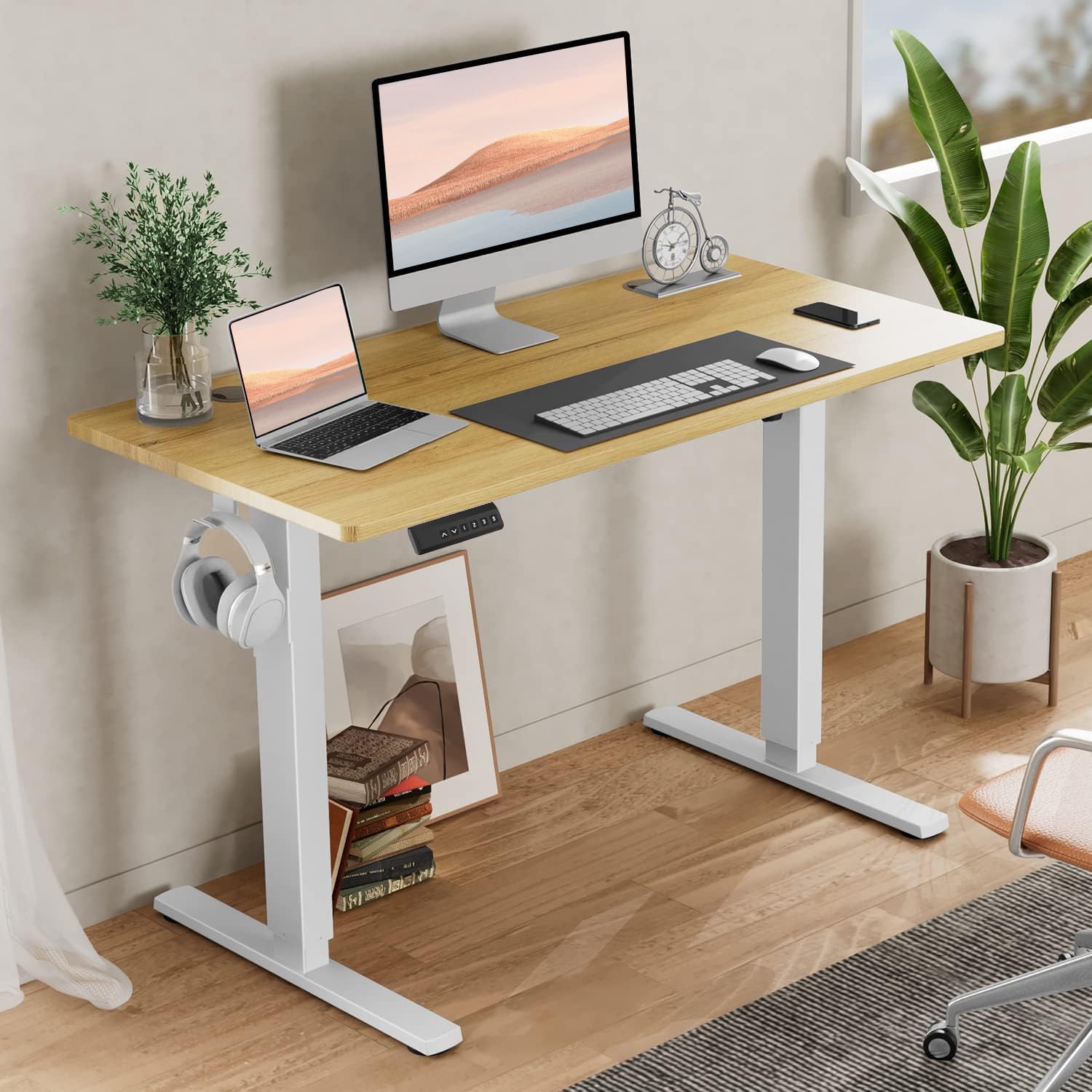 Mua SMUG Standing Desk, Adjustable Height Electric Sit Stand Up Down ...