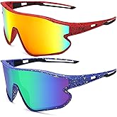 GLARDEFE Kids Baseball Sunglasses - Youth Baseball Sunglasses for Boys Girls - Sports Softball Shades Age 6-14