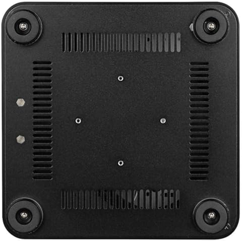 Andifany L80S Cajas de Computadora Chasis de Aluminio Mainframe de Escritorio con Puerto USB 3.0 Hueco para Chasis de Juego DIY Pc Itx Case Negro