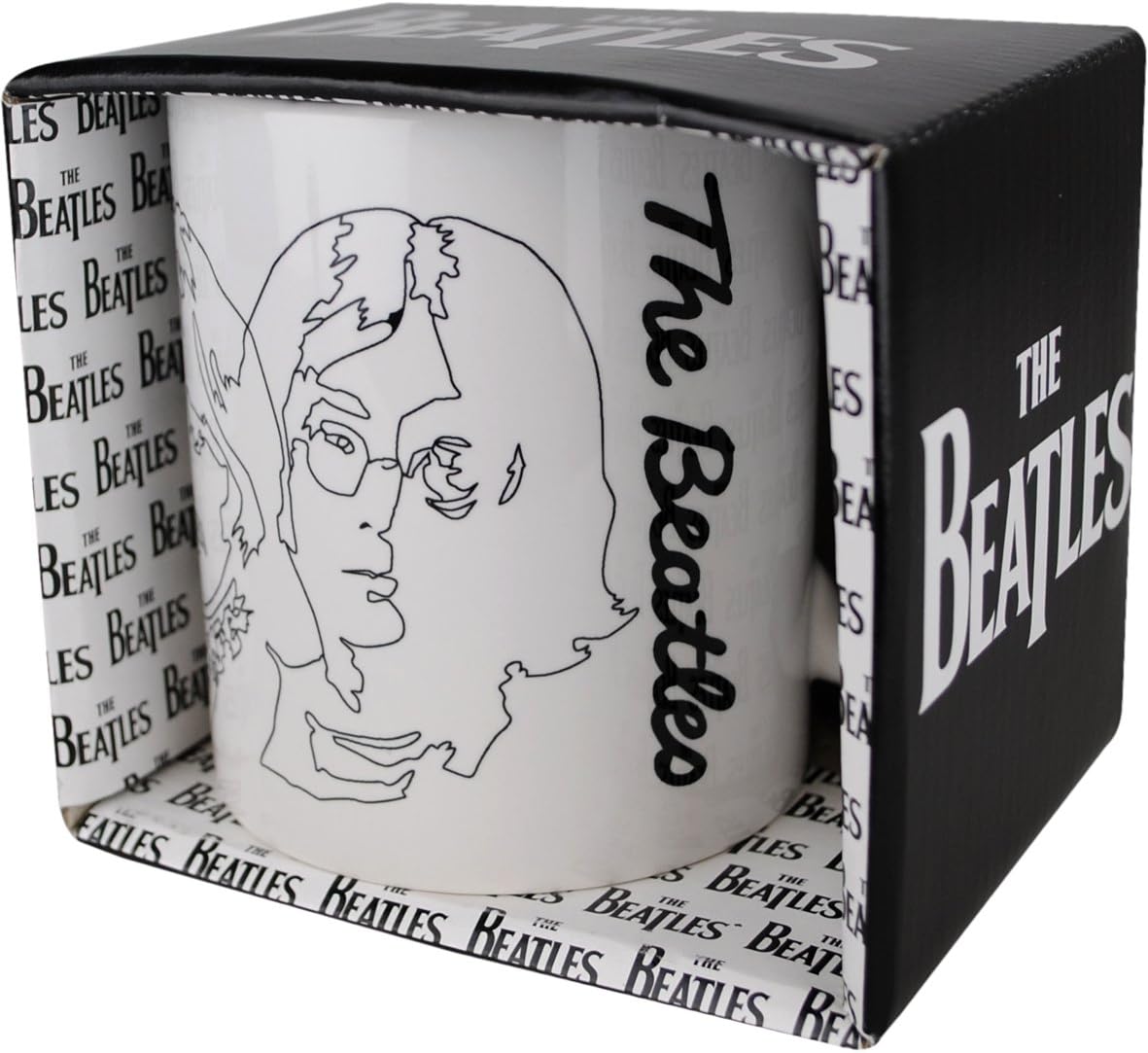 Half Moon Bay - Taza de The Beatles (en Caja), diseño de Dibujo: Beatles: Amazon.es: Hogar
