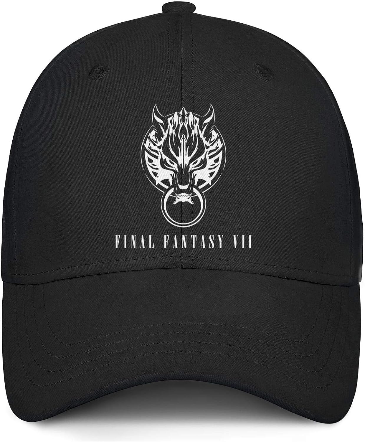 Womens Men's Baseball Cap Sport Adjustable Final-Fantasy-7-logo- Sandwich Brim Hat Truck Cap: Clothing