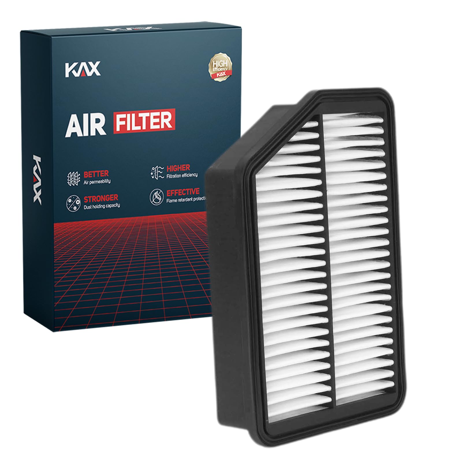 Photo 1 of KAX Engine Air Filter, CA11053A Replacement for Forte, Tucson, Sportage, Forte5, Forte Koup, Elantra GT, Advanced Air Filter Media, Increased Acceleration
