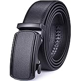Men Belts Leather Male Slide Ratchet Work Dress Strap w Interchangeable Buckle Beltox