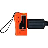 Johnson Level &amp; Tool 40-6705 One-Sided Laser Detector w/Clamp for Red Beam Rotating Lasers, 4.50 "x 2.50 ", Red Beam, 1 Laser Detector