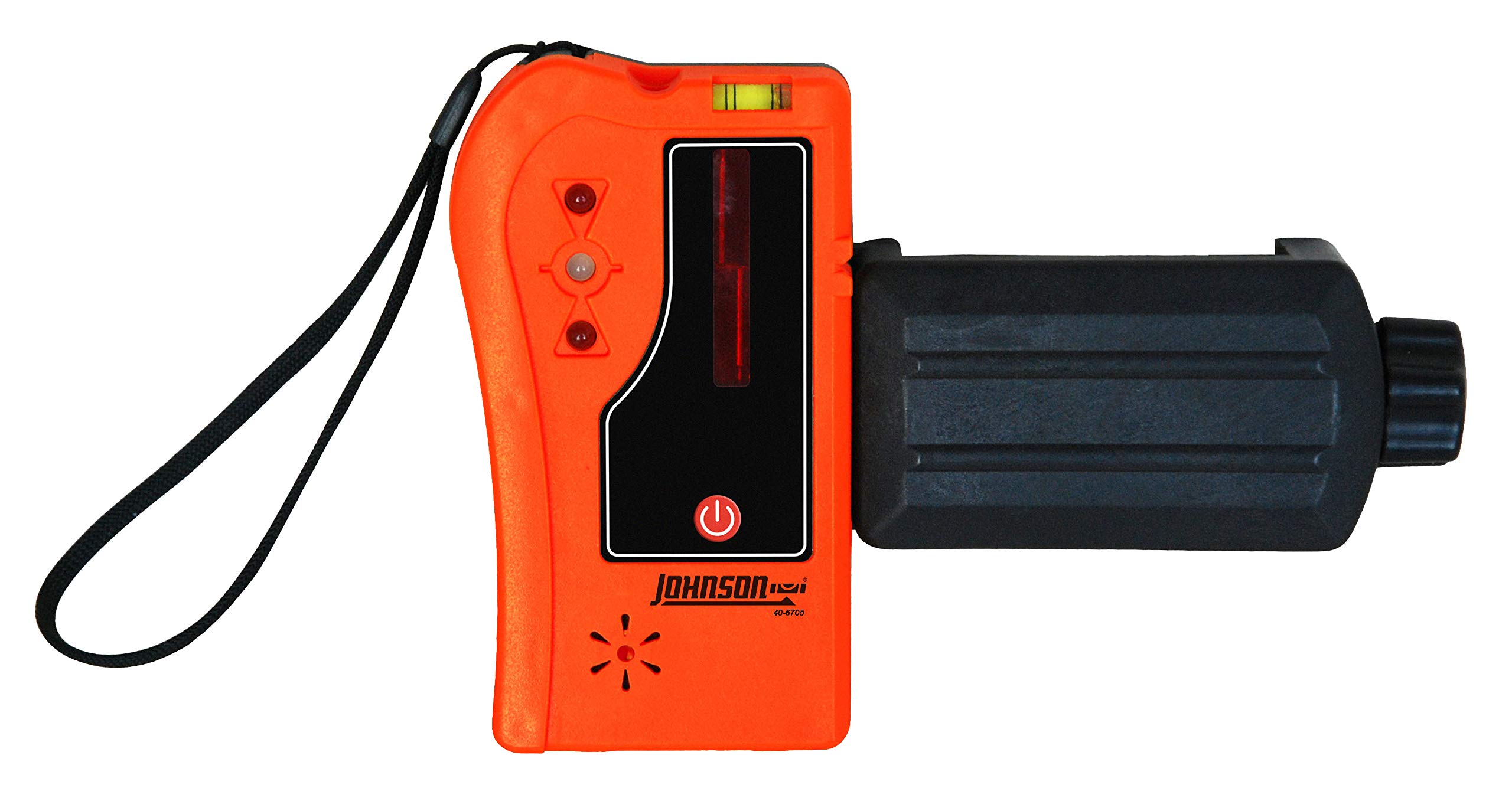 Photo 1 of Johnson Level & Tool 40-6705 One-Sided Laser Detector w/Clamp for Red Beam Rotating Lasers, 4.50 "x 2.50 ", Red Beam, 1 Laser Detector