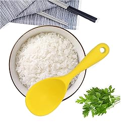 Silicone Rice Paddle Spoon Set of 2,Non Stick Heat