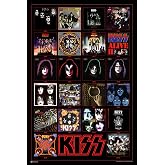 Kiss Poster Album Covers Records Vinyl Destroyer Rock Band Posters Merchandise Memorabilia Heavy Metal Music Merch 1970s Classic Vintage Decor Cool Wall Art Print 12x18