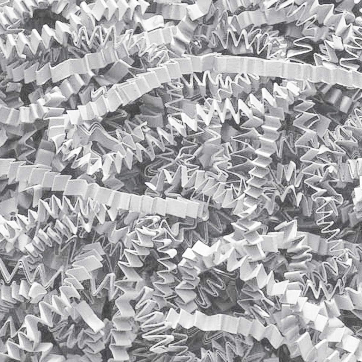 Grey Zig Zag Shredded Paper - 2 kg - Ideal for Hamper Filling and Gift Packaging