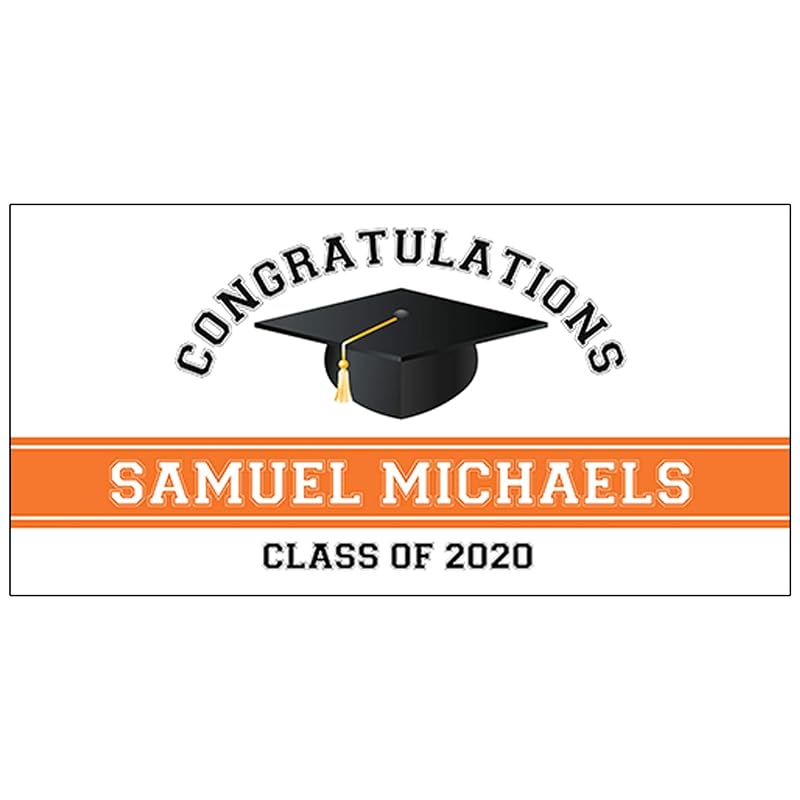 Amazon Com Personalized Graduation Party Vinyl Banner
