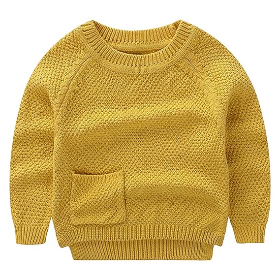 gold baby sweater