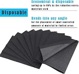 LEAYOKA 50pcs Black Disposable Tattoo Bibs Waterproof 13x18 Inch Dental Napkins view 4