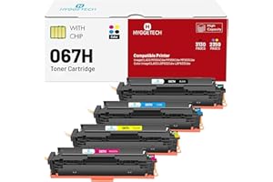 067H Toner Cartridges with Chip Replacement for Canon 067H Toner Cartridge Set CRG-067H CRG-067 Work with Canon imageCLASS Co