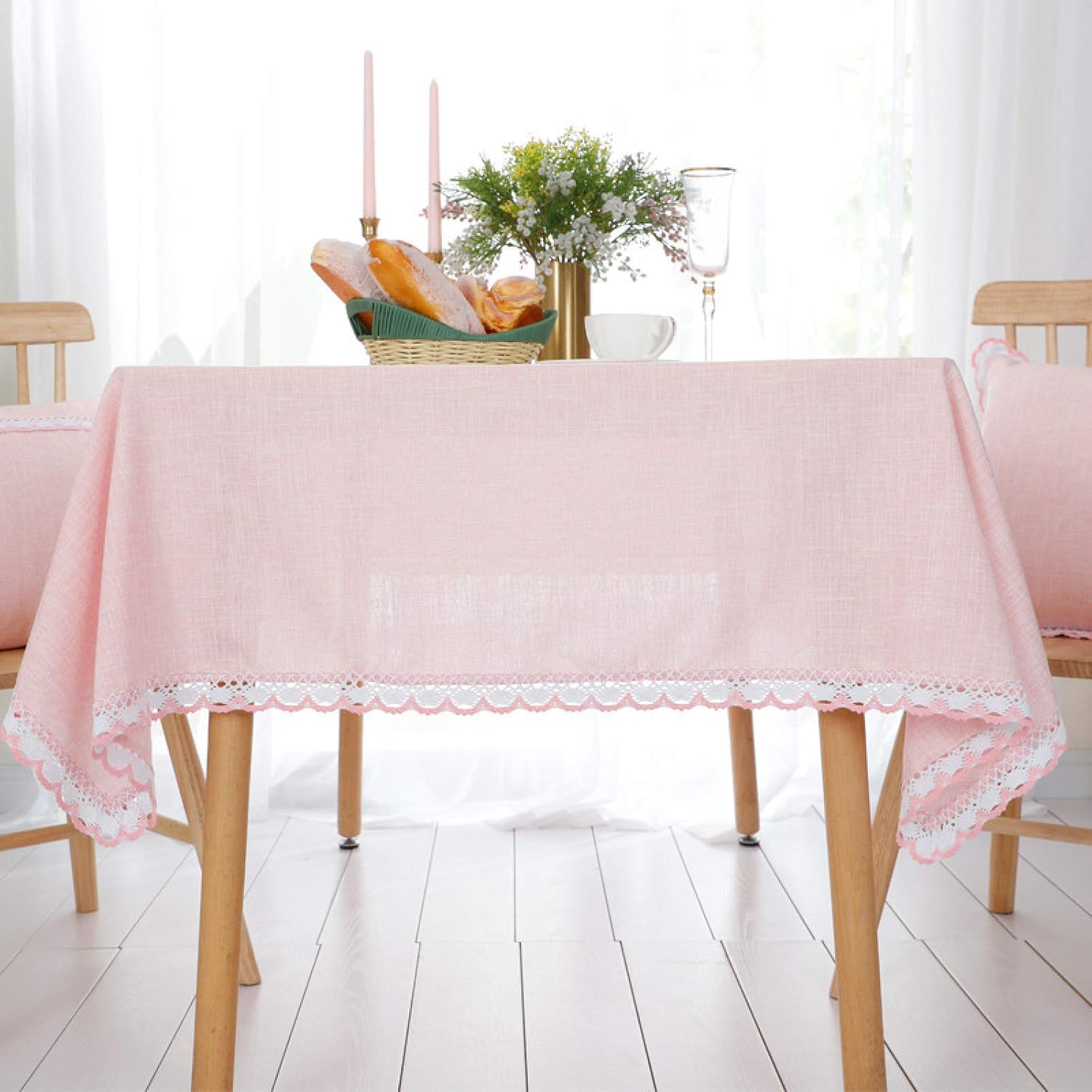 YOUYUANF Tablecloth wipe plastic rectangular linen disposable