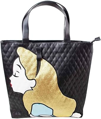 black quilted travel bag