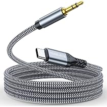 Câble USB-C Vers 2 RCA Stéréo - 1 Mètre, Compatible IPhone 15/16, Google Pixel, MacBook, Pour Audio Haute Qualité