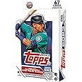 Topps 2023 Series 1 Baseball Hanger Box - 67 Cards, Includes Trading Cards & Insert Retail Inserts
