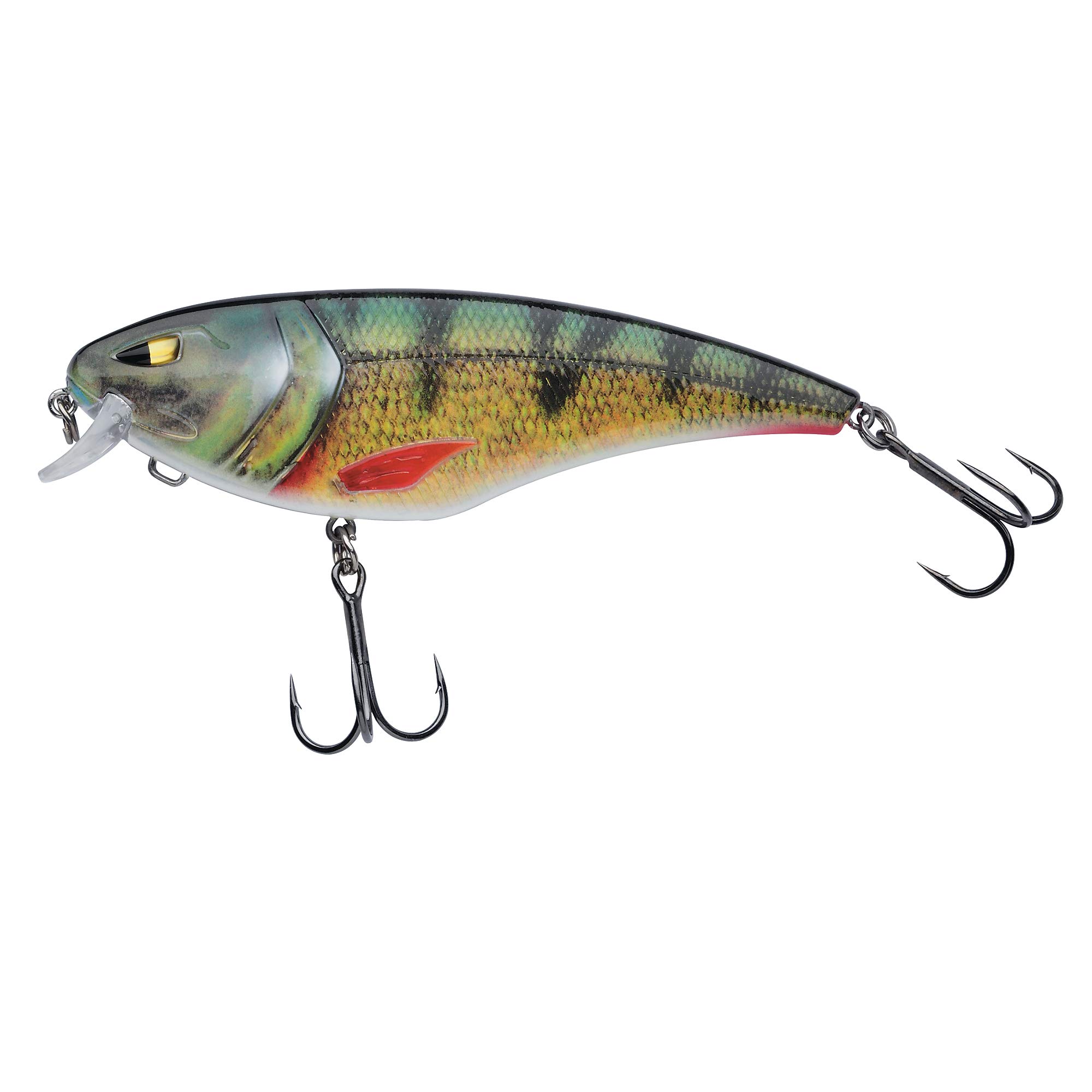 Berkley Zilla Flanker, Fishing Hook, Hard Lures, Floating Shallow Running Wobbler with Fusion 19 Treble Hooks - Lead Free PredatorFishing, Pike, Unisex, Perch, 29g | 110mm
